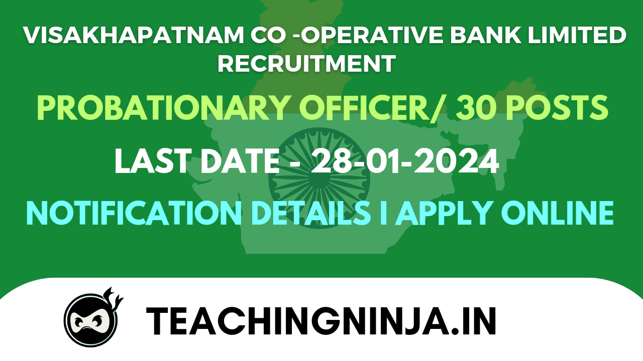 Visakhapatnam Co-Operative Bank Probationary 2024