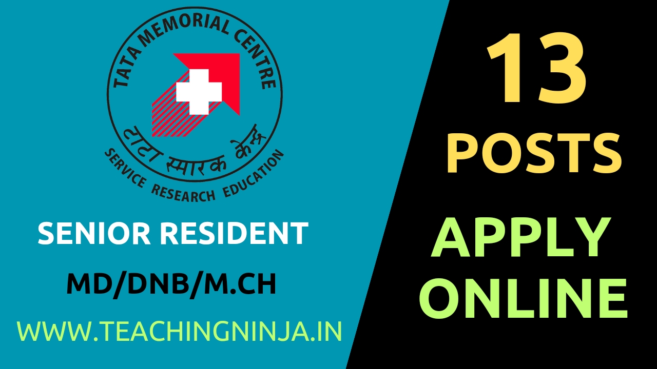 TMC Senior Resident and Other Recruitment 2024