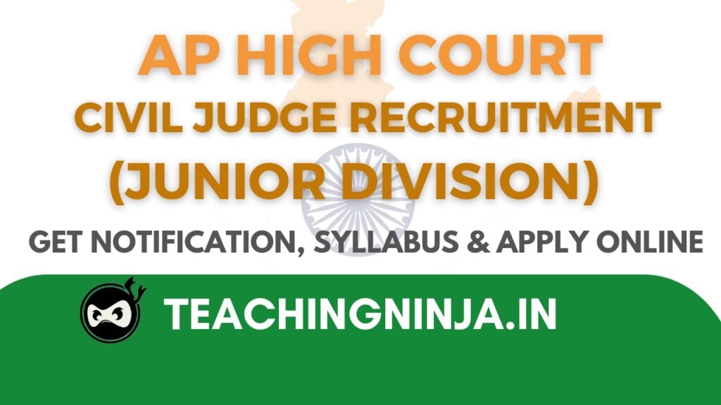 AP High Court Civil Judge Recruitment 2024