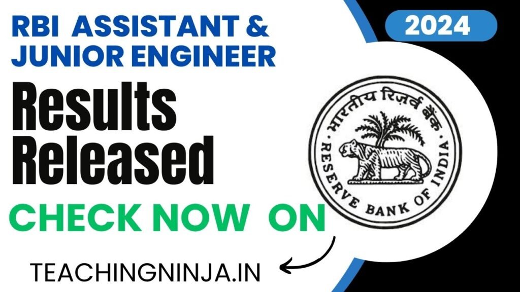 RBI Assistant Results 2024 Released Now 450 Posts