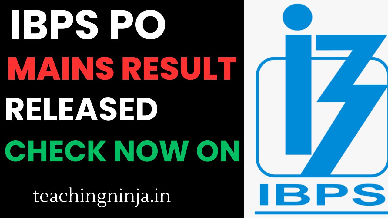 IBPS Probationary Officer Mains Phase II Results 2024 Released 3049 Posts 2023 XIII Exam