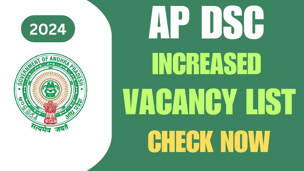 AP DSC FEB 2024 for 6100 Vacancy Details