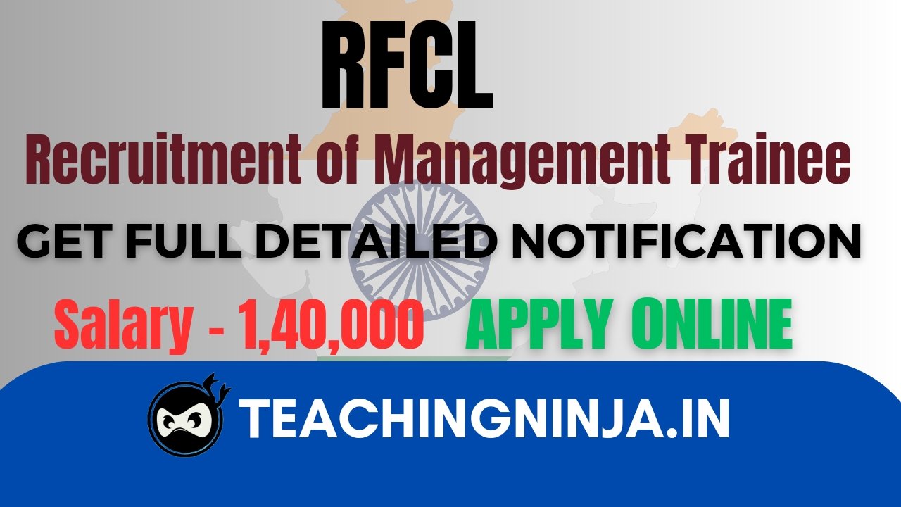 RFCL Recruitment Management Trainee 2024 Apply 28