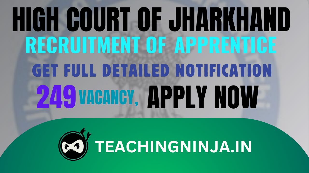 Jharkhand High Court Recruitment 2024 Typist