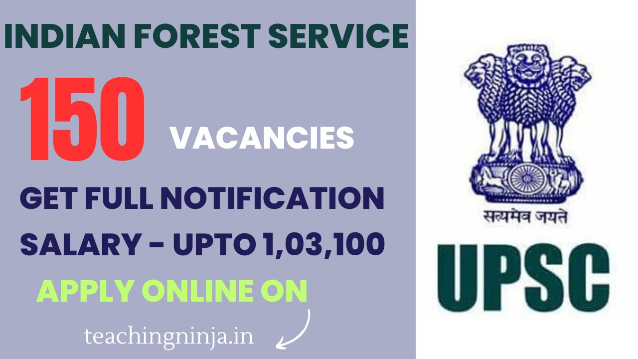 UPSC Recruitment 2024 Indian Forest Service