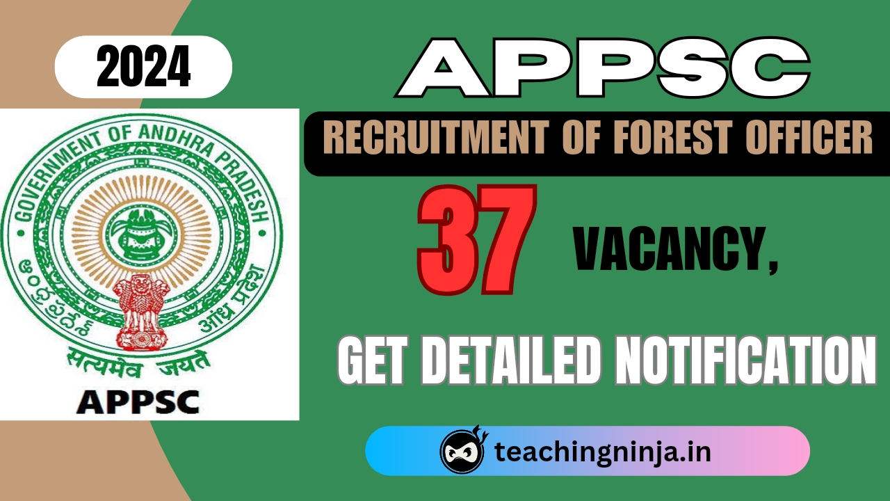 APPSC Forest Range Officer 37 Posts Recruitment