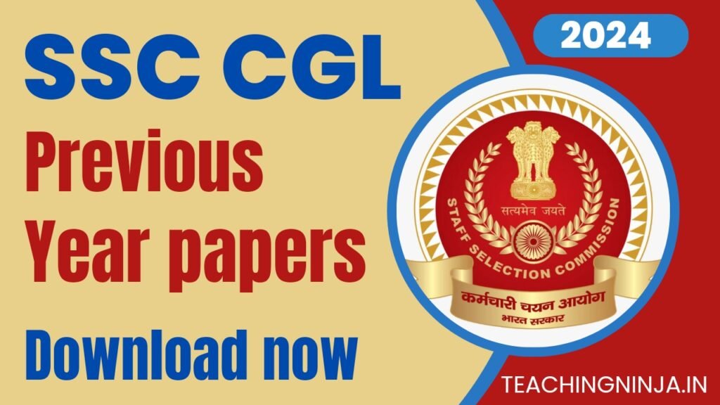 SSC CGL Previous Papers Download 2024