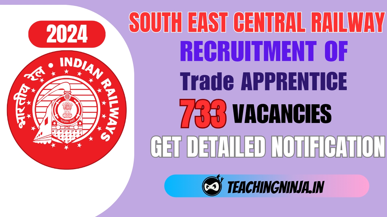 SECR Trade Apprentice 733 Posts Recruitment