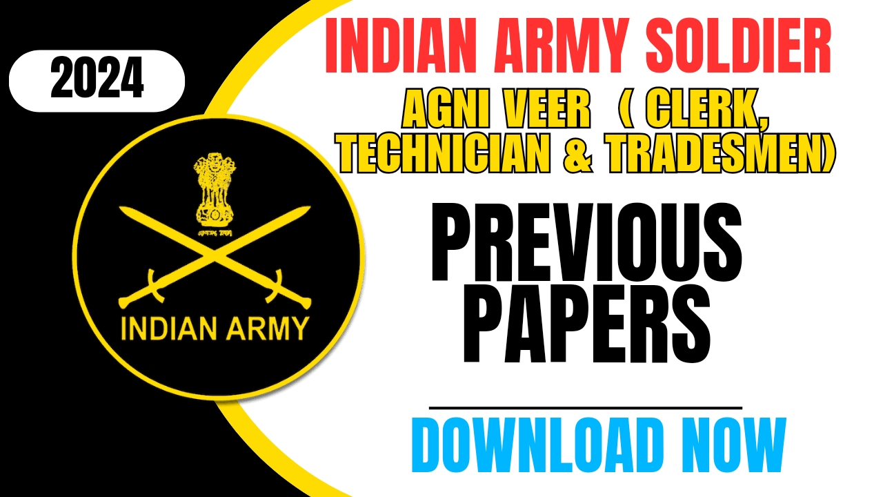 Indian Army Agni Veer Previous papers 2024