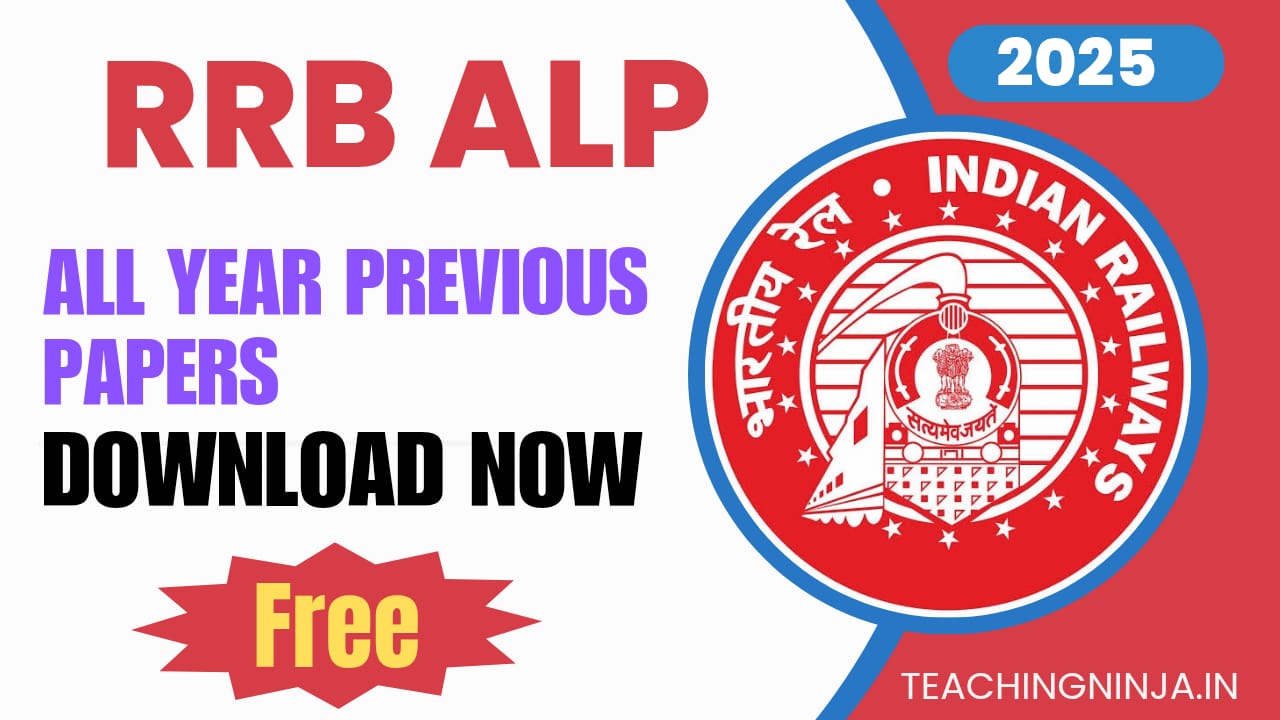 RRB ALP Technician Previous Papers 2024 download for free