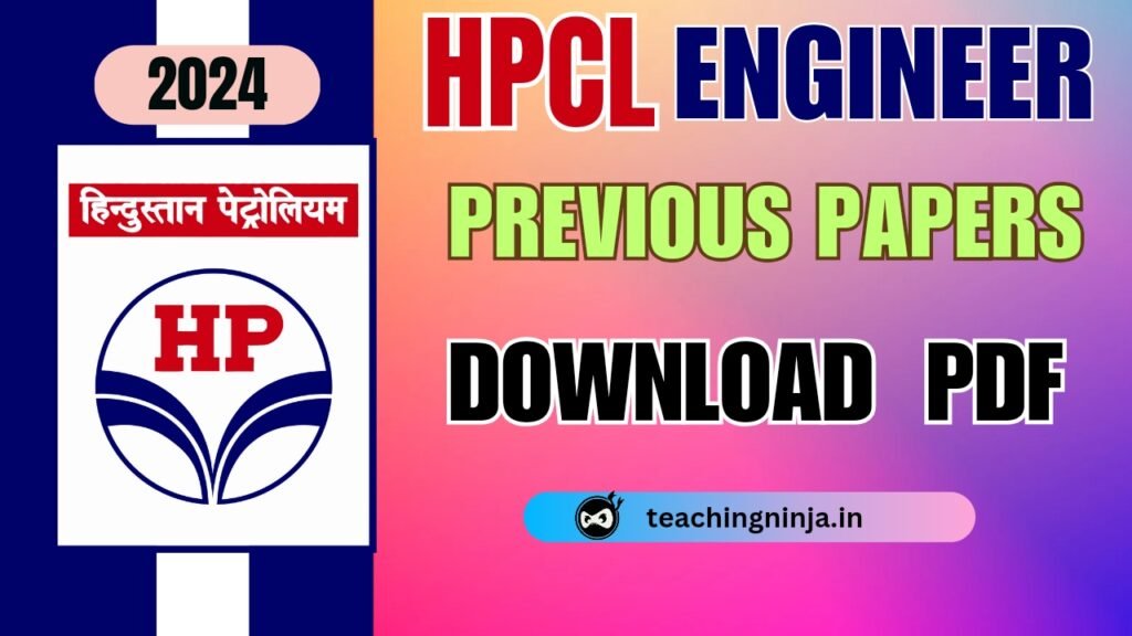 HPCL Engineer 2023 Previous Papers Download Pdf