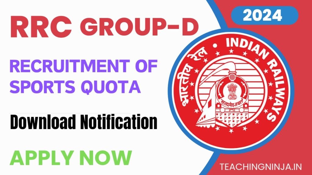 RRC NR Sports Quota Group D Recruitment 2024