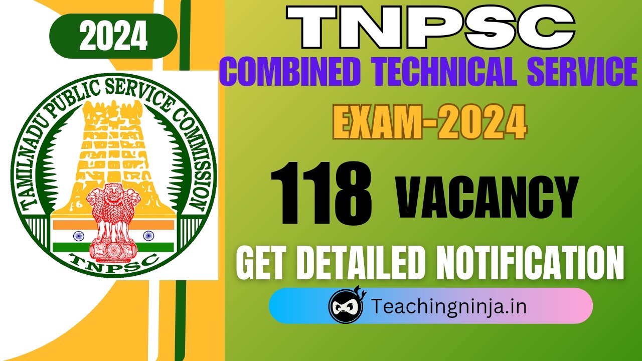 TNPSC Exam 2024 For Combined Technical Services