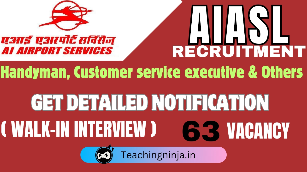 AIASL Handyman and Other Recruitment 2024