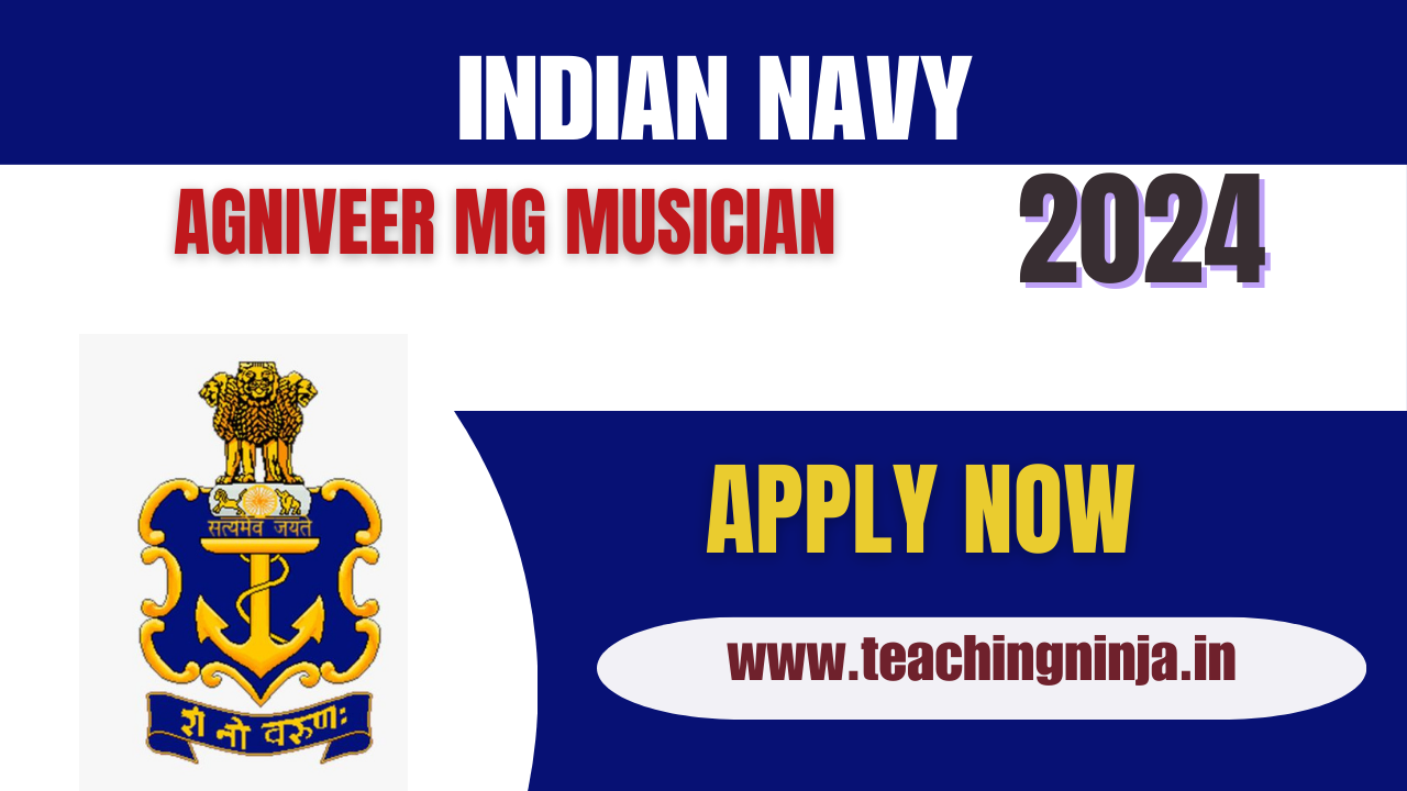 Indian Navy Recruitment 2024 Agniveer Mr Musician Apply Online Check Eligibility Details