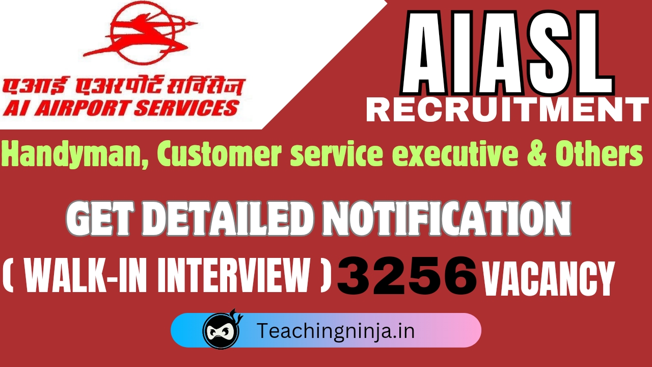 AIASL Handyman and Other Recruitment 2024 Apply