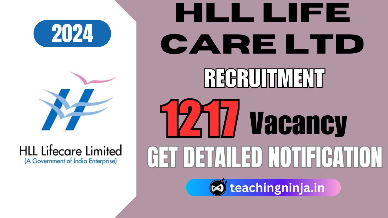 HLL Lifecare Limited Recruitment 2024