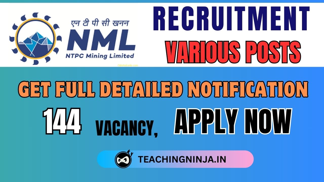 NTPC Mining Ltd Recruitment 2024