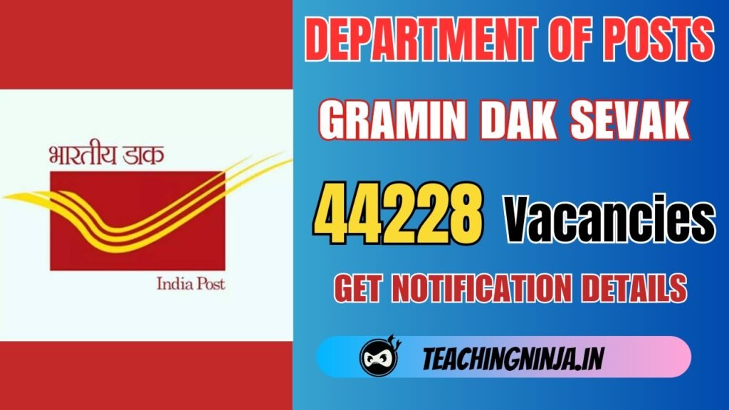 Indian Post Circle GDS 44228 Posts Recruitment