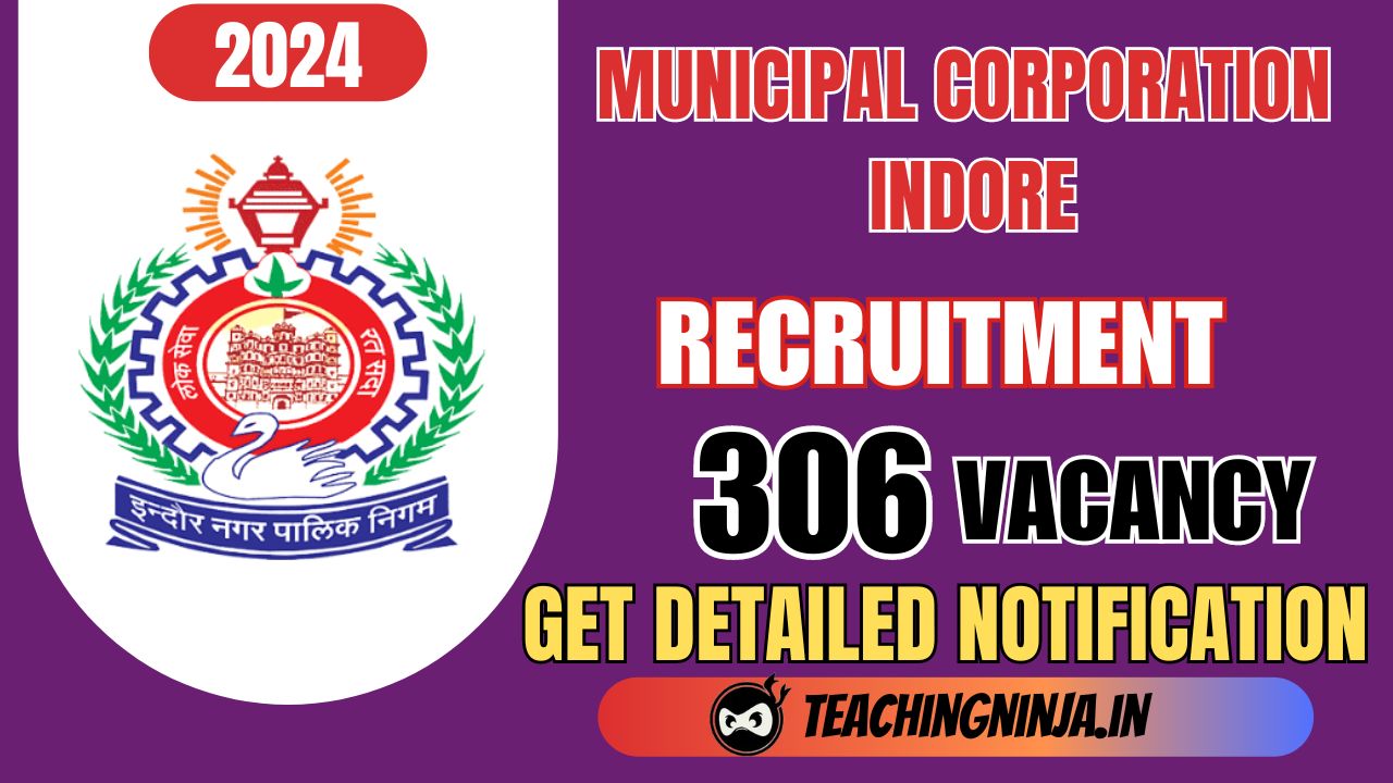 Municipal Corporation Indore Recruitment 2024