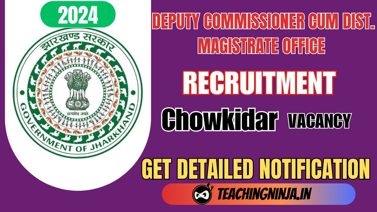 Deputy Commissioner Office Recruitment 2024