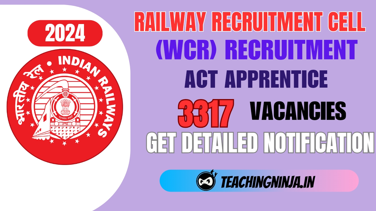 RRC West Central Railway Act Apprentice 3317 Post