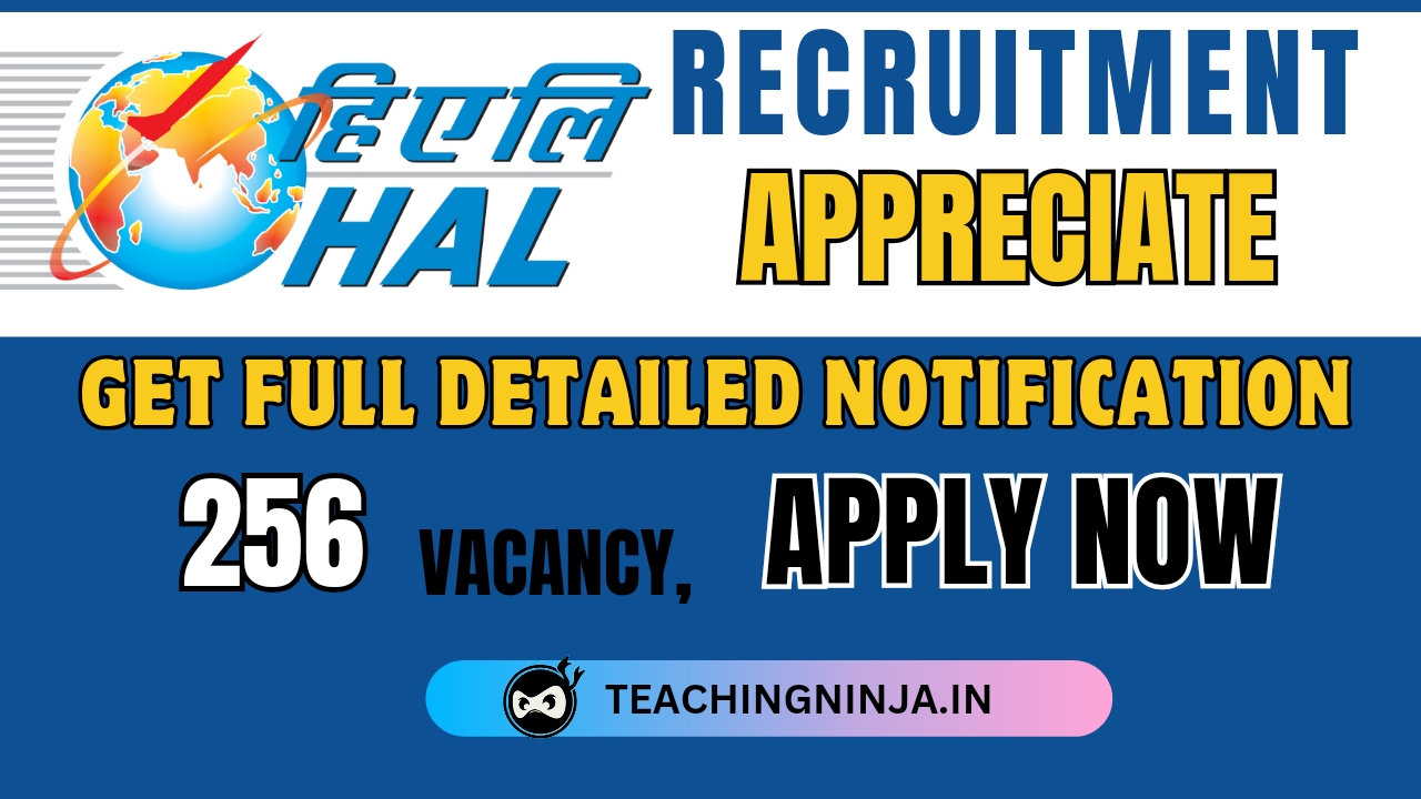 HAL Apprentice 256 Posts Recruitment 2024