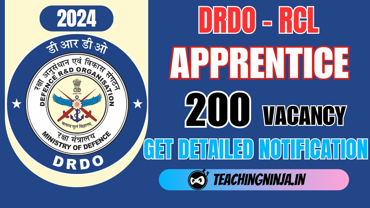 DRDO Apprentice 200 Posts Recruitment 2024