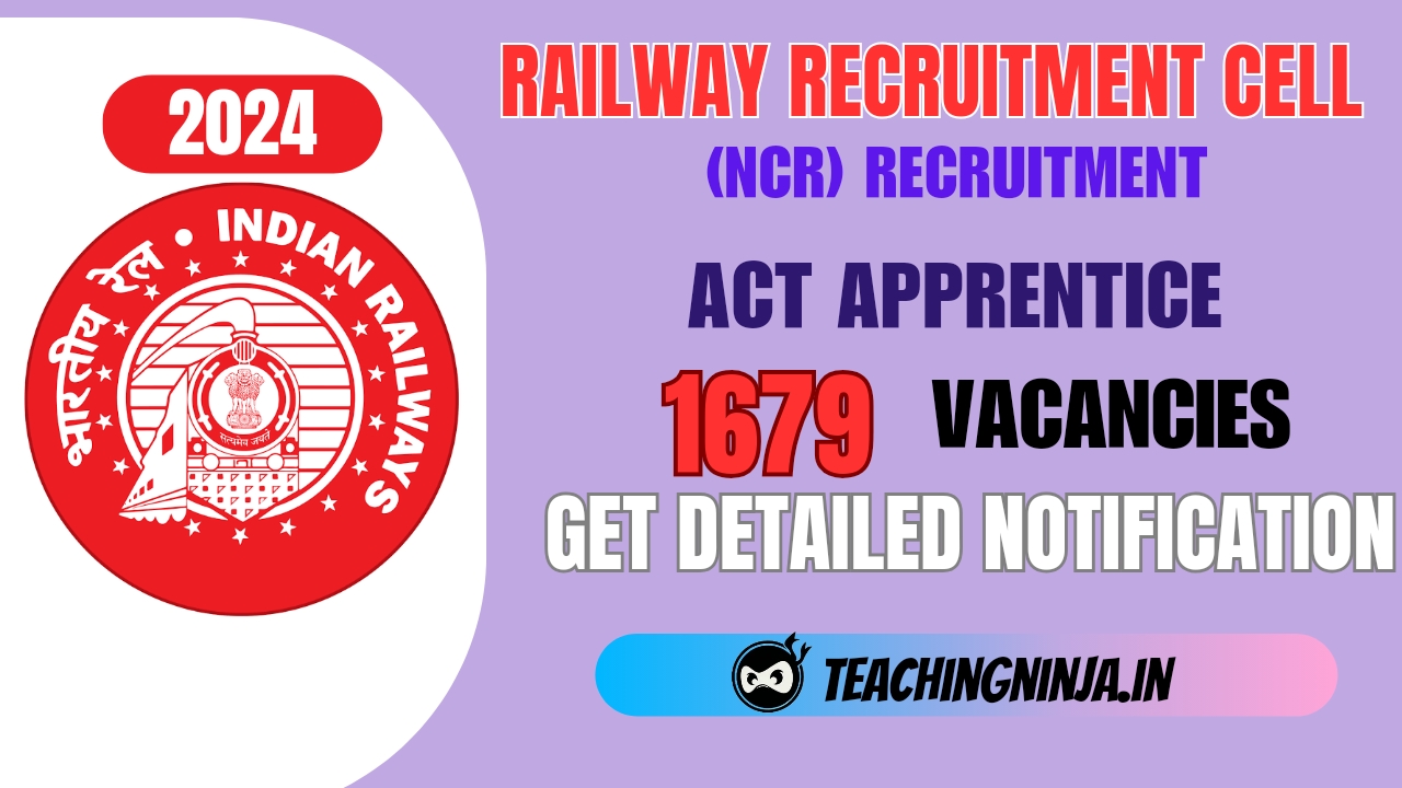 RRC North Central Railway Recruitment 2024