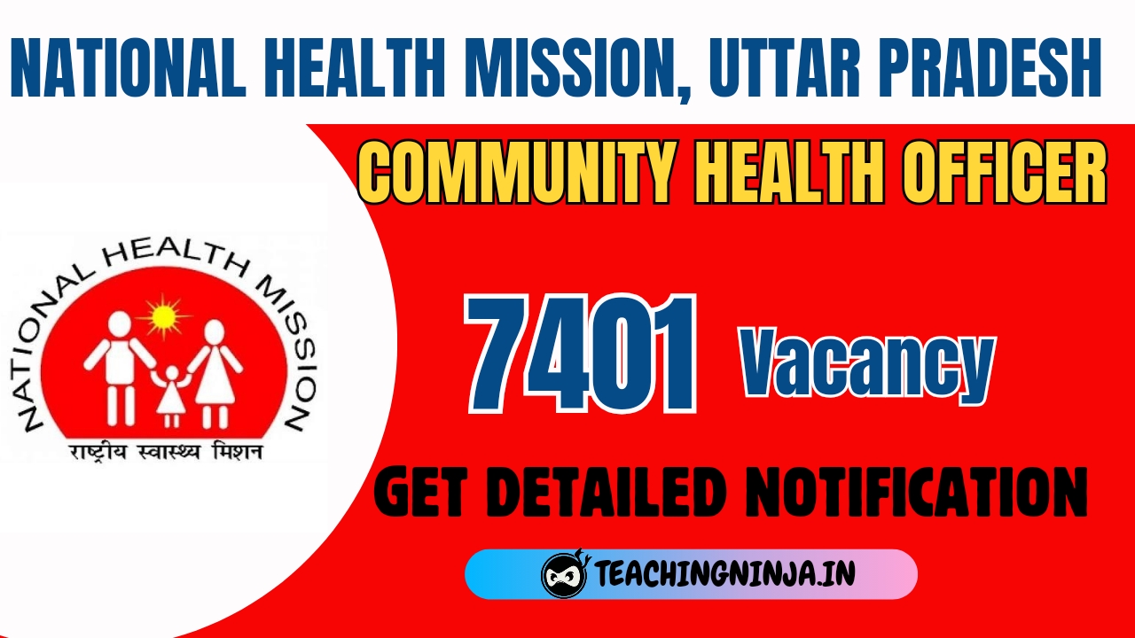 NHM UP Community Health Officer 7401 Posts