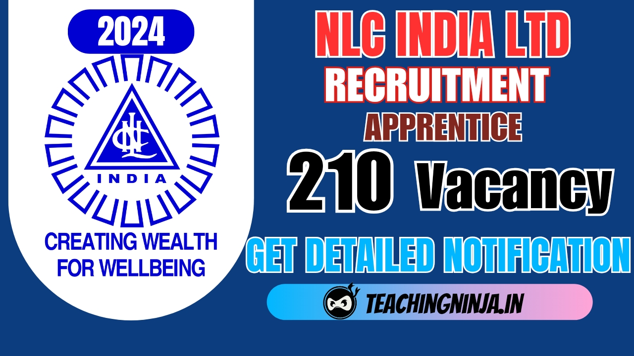 NLC India Ltd Apprentice 210 posts Recruitment