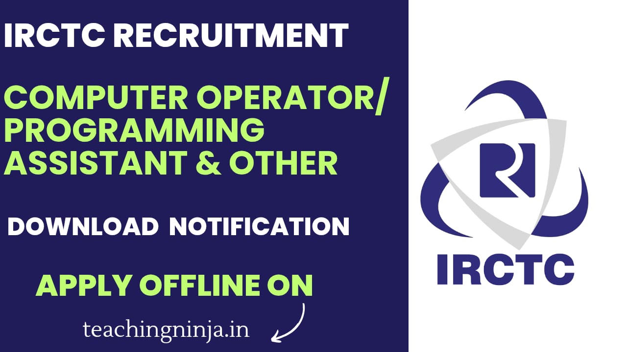 IRCTC Notification 2025 Released for 25 vacancy