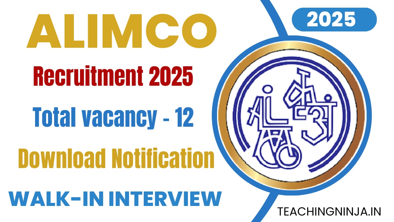 ALIMCO Released 2025 Notification of Various Posts