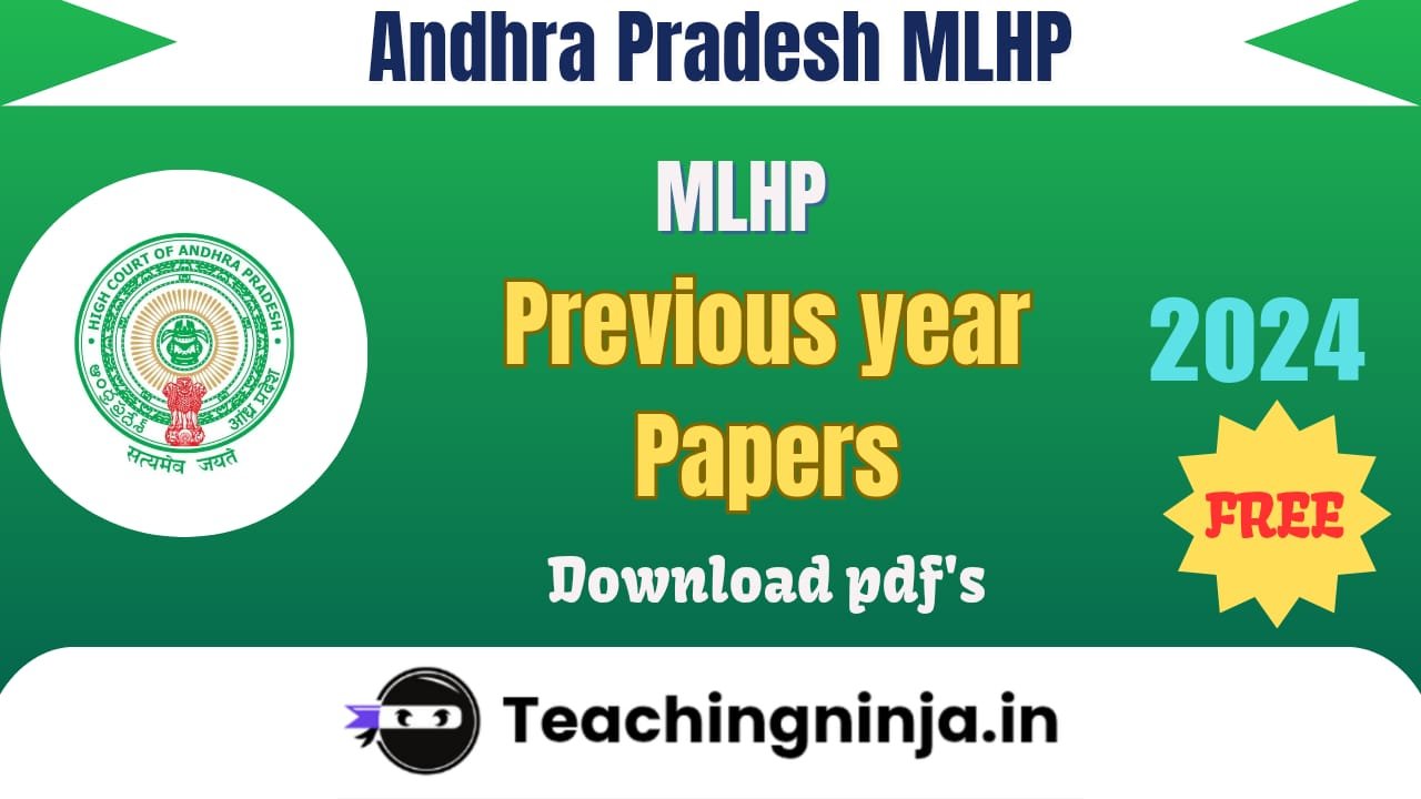 AP MLHP Previous Year Papers Download Pdf Here