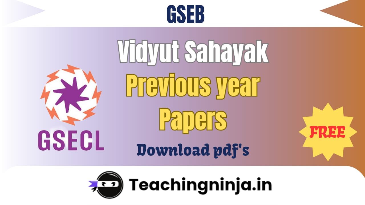 GSECL Vidyut Sahayak Plant Attendant Previous Papers