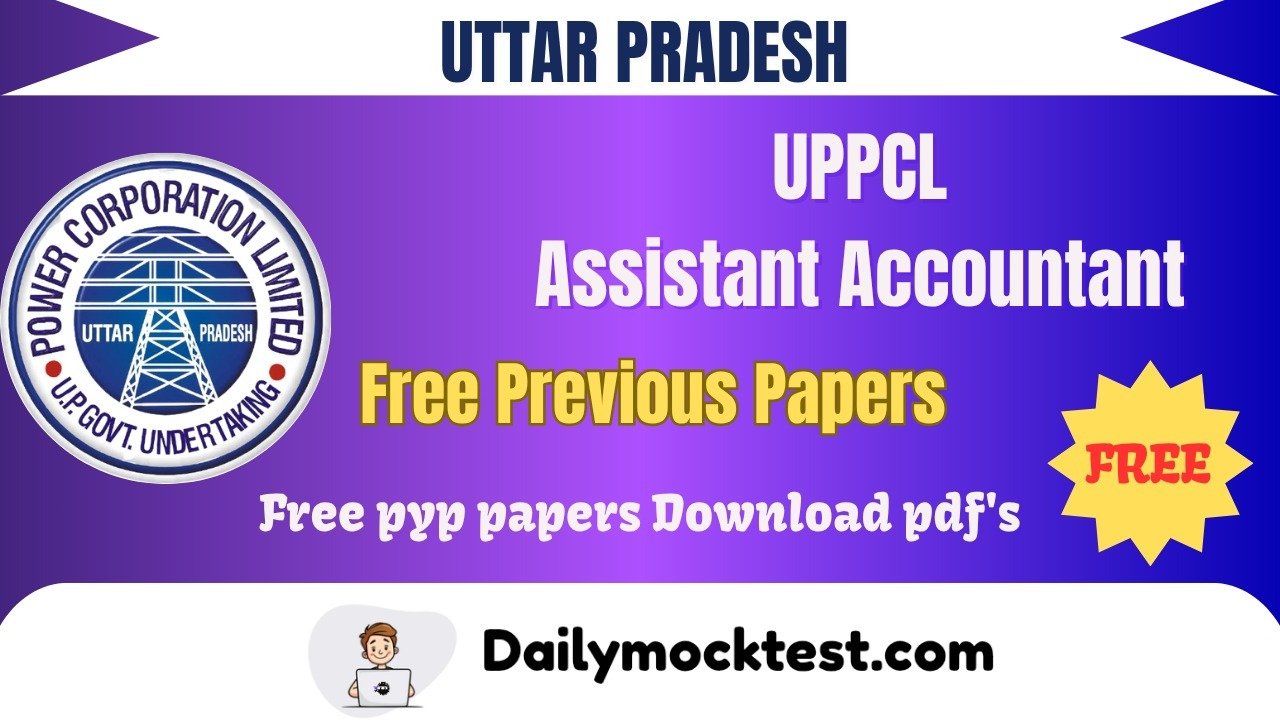 UPPCL Assistant Accountant 2023 Previous Papers Free Pdf Download