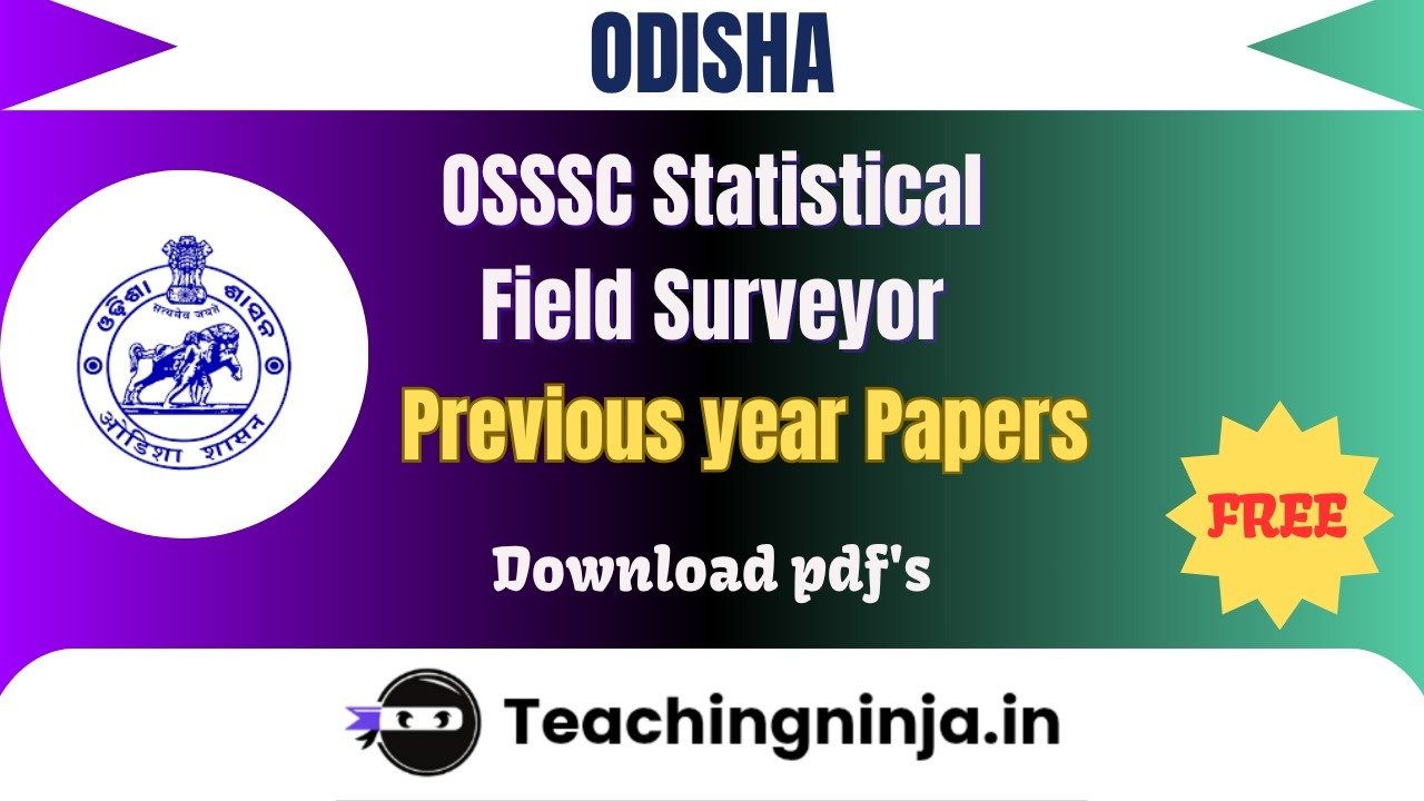 OSSSC Statistical Field Surveyor 2016 Pyps Free Pdfs Download