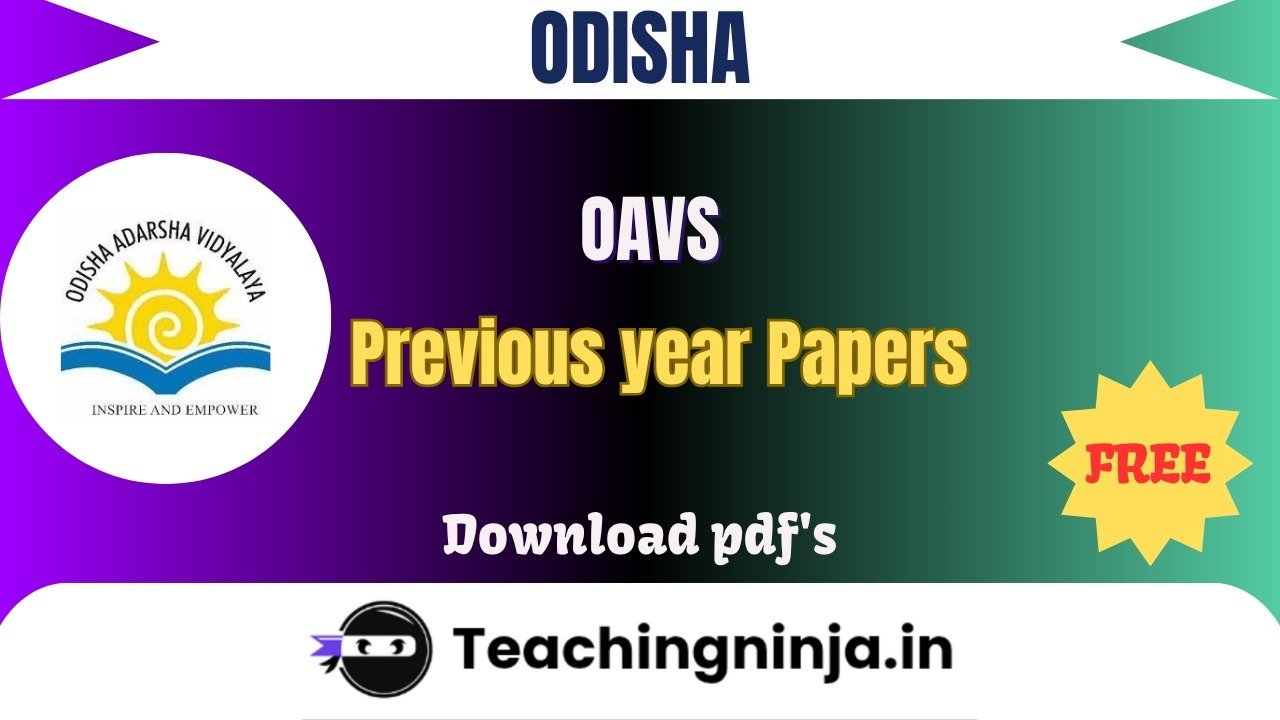 OAVS 2025 Previous Paper Download Free Pdfs Here