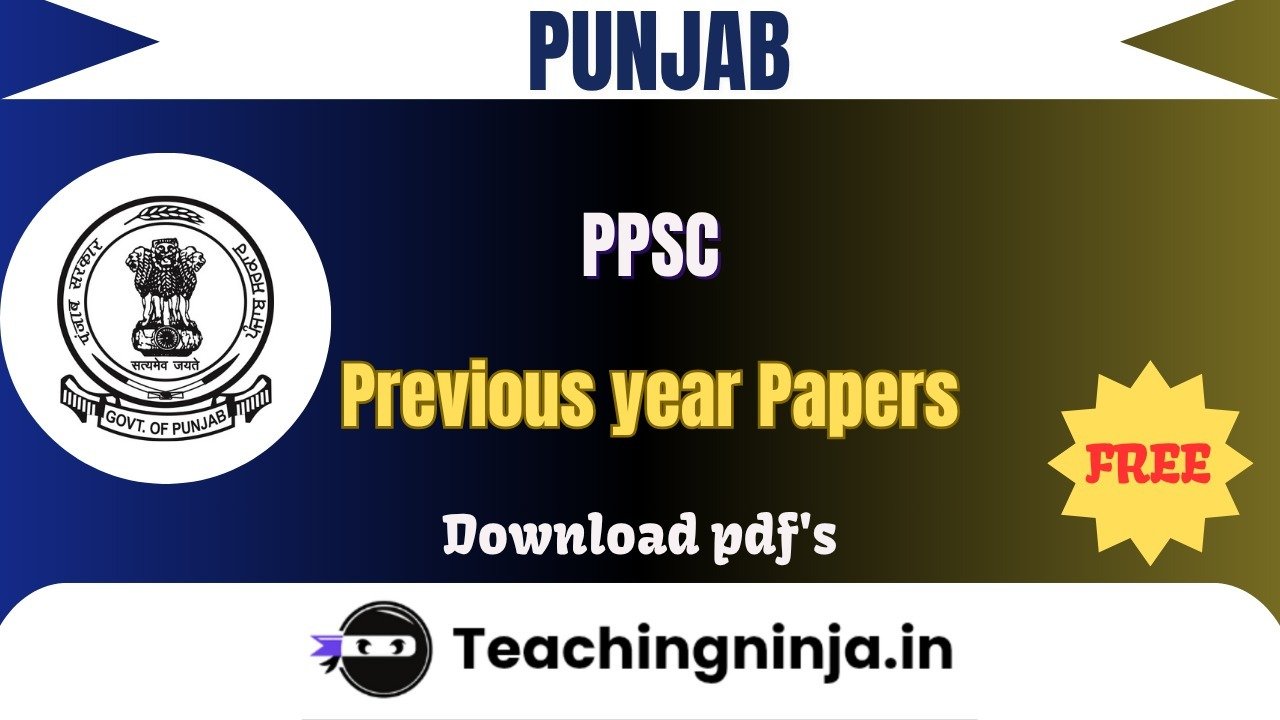 PPSC 2024 Previous Papers Download Free Pdfs