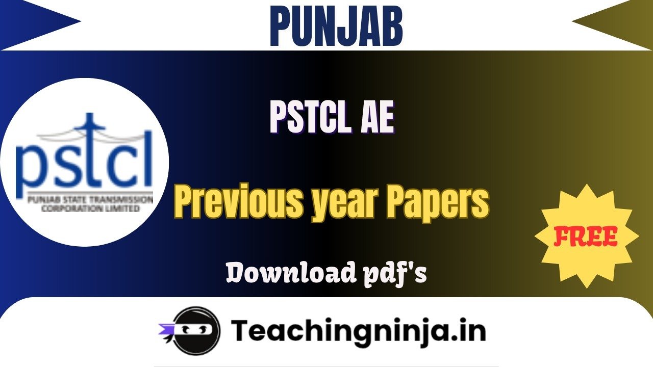 PSTCL AE 2021 Previous Papers Download Free Pdfs