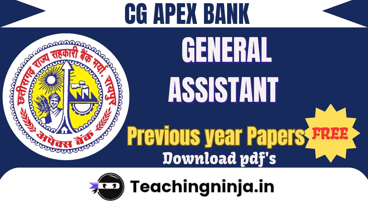 CG Apex Bank General Assistant Previous Papers