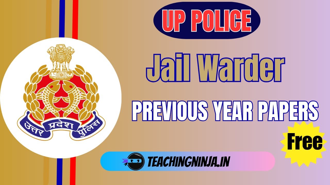 UP Police Jail Warder Previous Papers Download