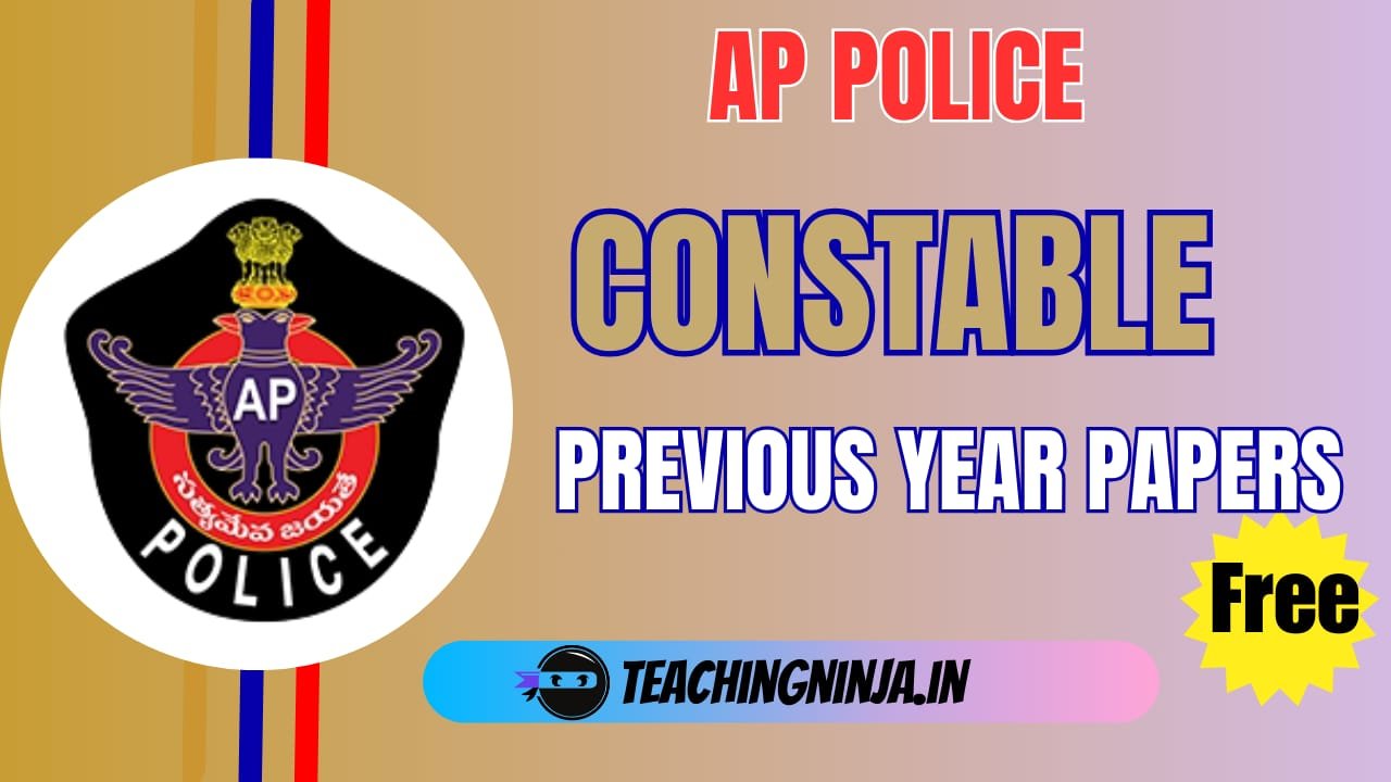 AP Police Constable Previous Papers Pdf Download