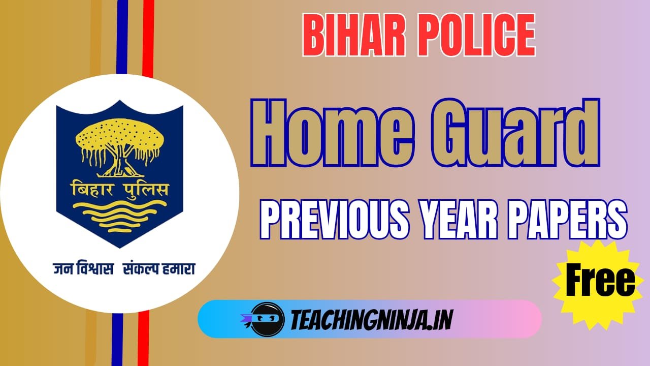 Bihar Home Guard Previous Papers Pdf Download