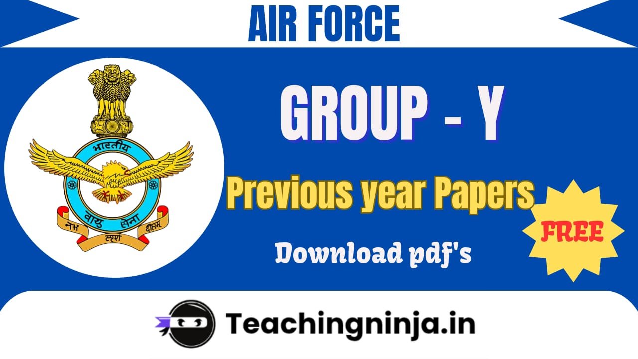 Airforce Group Y Previous Papers Pdf Download