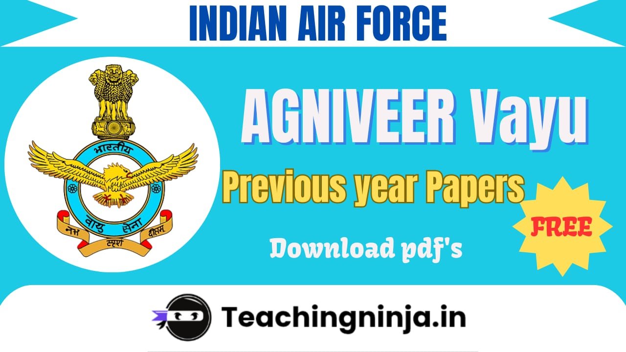 Indian Airforce Agniveer Vayu Previous Papers Pdf