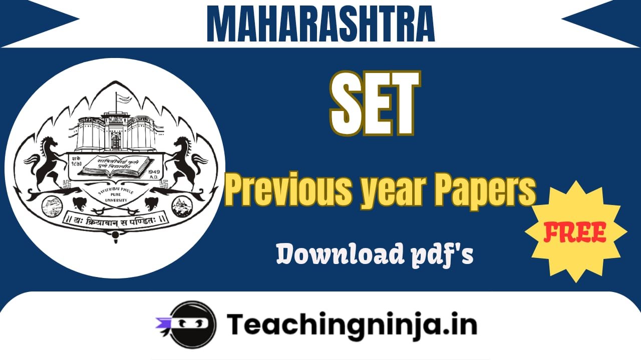 MH SET 2025 Previous Papers Pdf Free Download