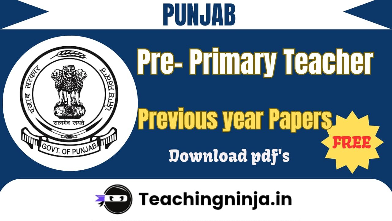 Punjab 2025 PPT Previous Papers Pdf Free Download
