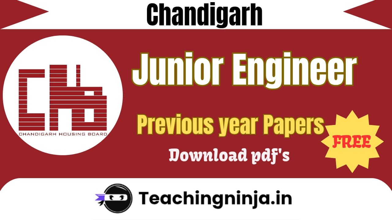 CHB JE Previous Year Papers 2023 download pdf here