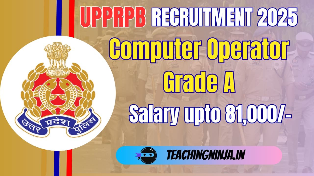 UPPRPB Recruitment Computer Operator 1352 Posts